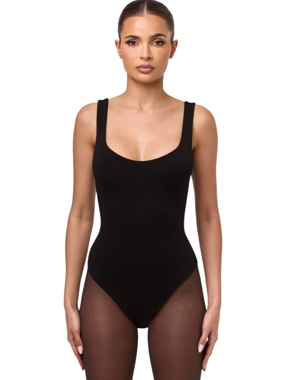 NWT‎ Naked Wardrobe Black Tank Bodysuit Size 3X